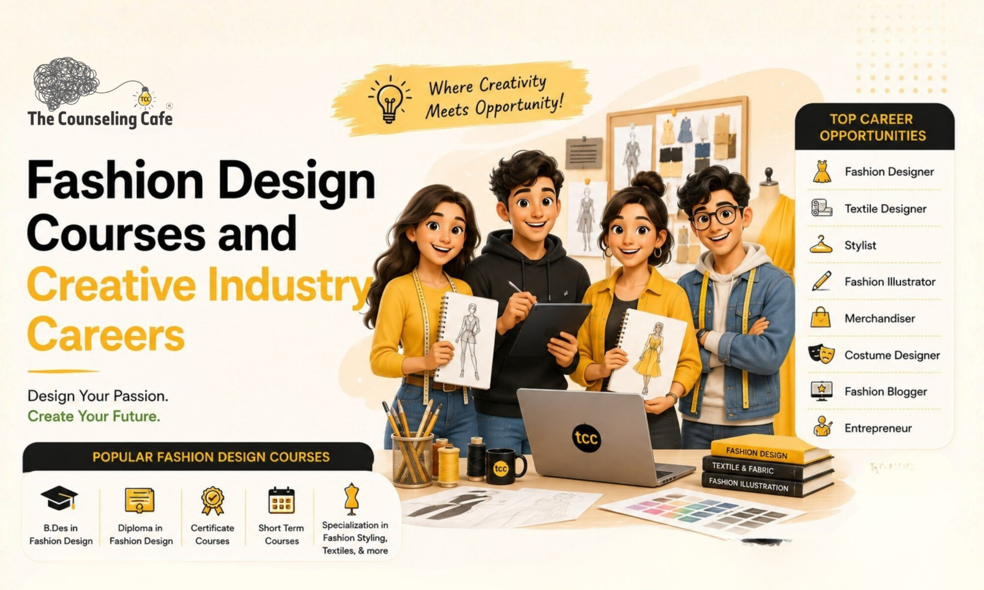 Fashion Design Courses and Creative Industry Careers