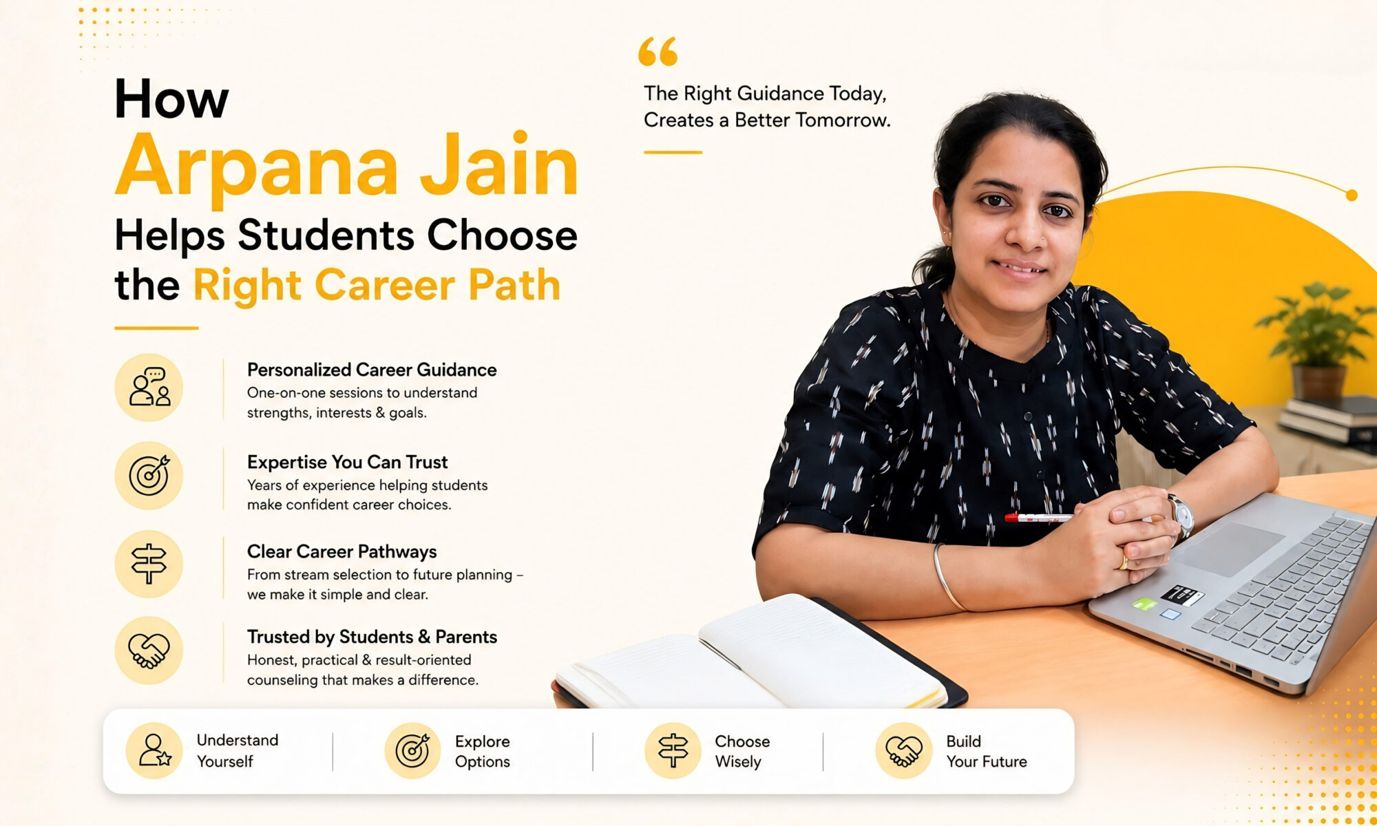 How Arpana Jain Helps Students Choose the Right Career Path