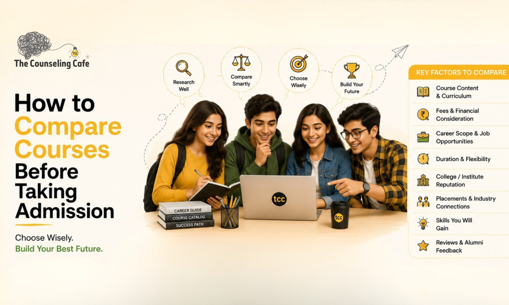 How to Compare Courses Before Taking Admission