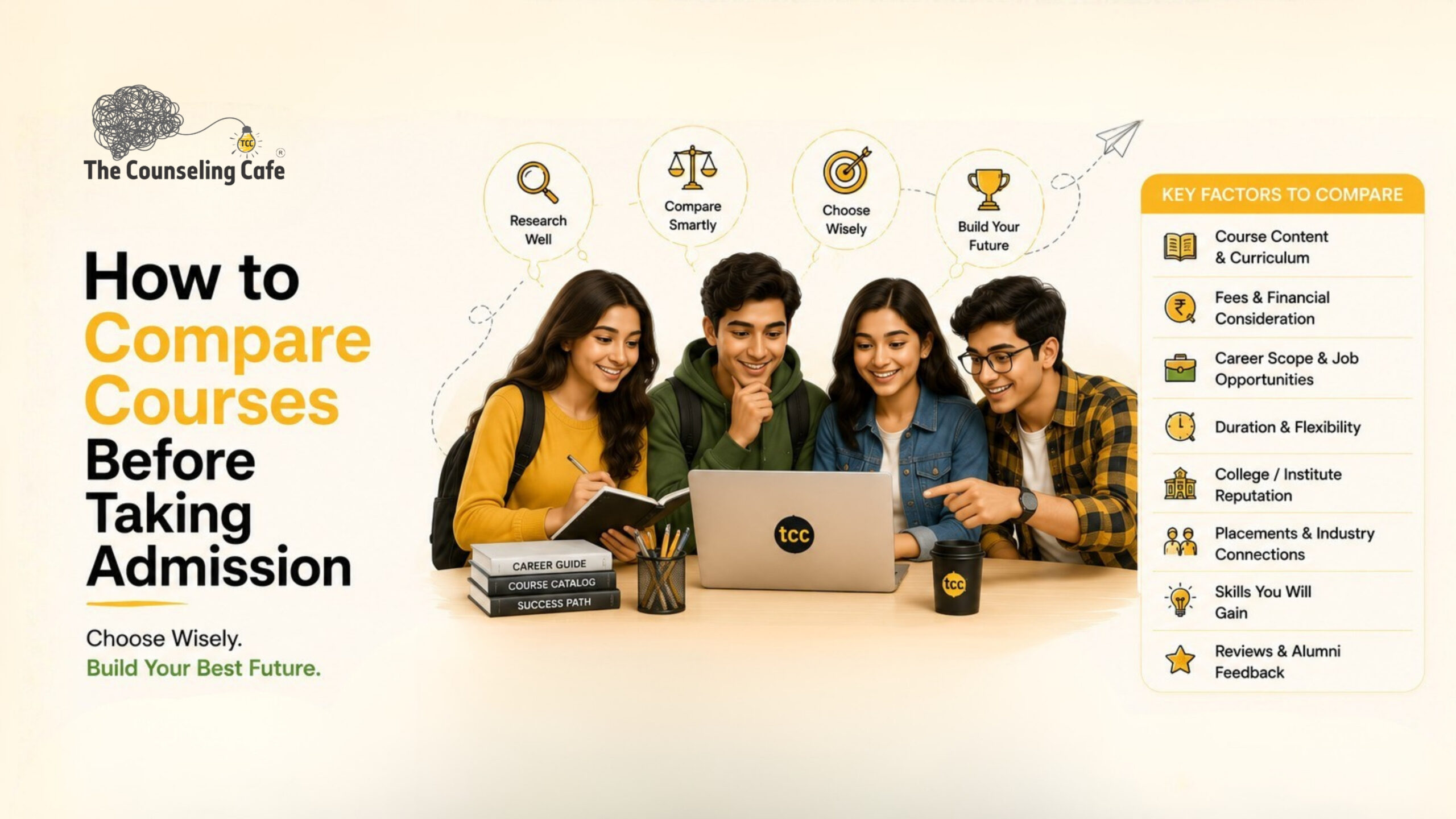 How to Compare Courses Before Taking Admission