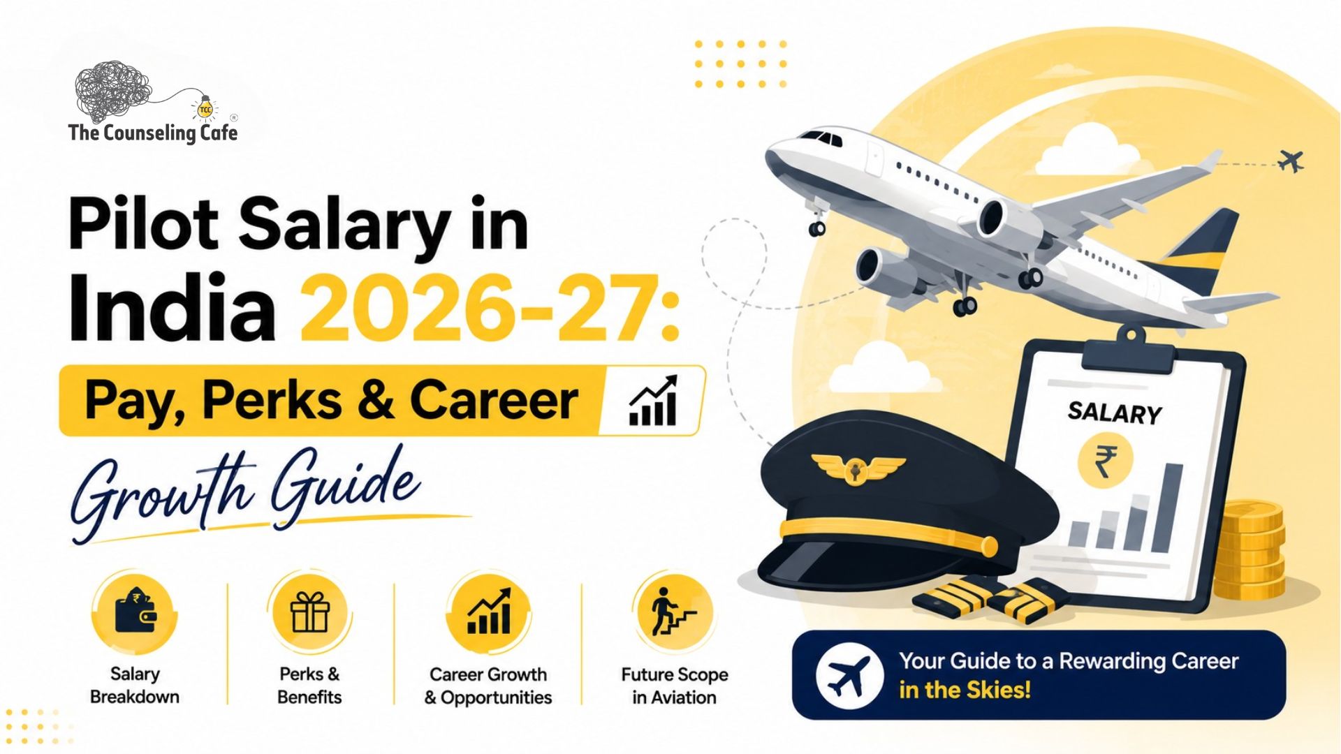 Pilot Salary in India 2026–27: Salary Range, Perks & Career Growth